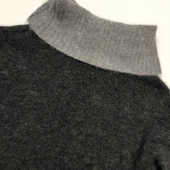 Rafaela Gray Black Argyle Turtleneck Pullover - Picture 6 of 8